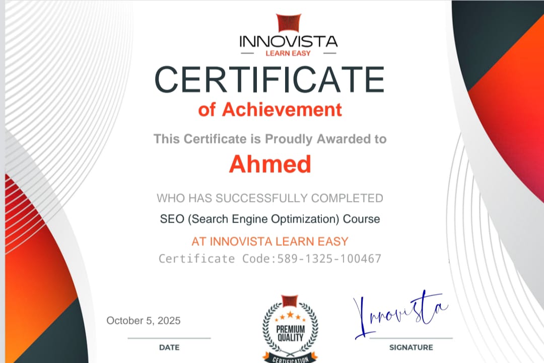 SEO Certificate